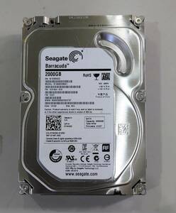 KN2612 【中古品】(使用時間/13225時間) Seagate ST2000DM001 HDD 2TB