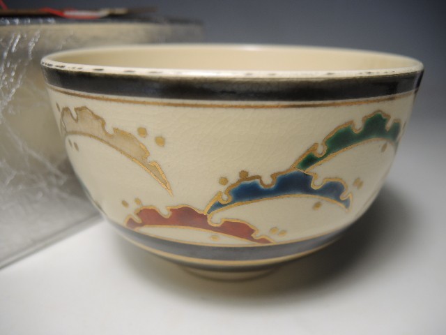 おしゃれ人気 メルカリ さび様専用☆茶道具 高級京焼茶碗 小菊絵