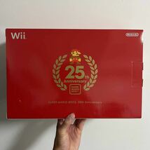 希少品 Wii本体 アカ スーパーマリオブラザーズ 25周年バージョン 新品 未使用品 ニンテンドー NINTENDO_画像5