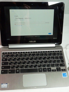 アカウントロック■ASUS Chromebook クロームブック C101P シルバー 10インチ