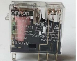 新品50個入りセット OMRON ミニパワーリレー【G2R-2-SN】AC100/110V 保証6ヶ月　　 