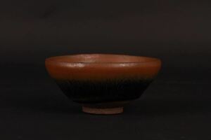 【後】DB001 　天目茶碗　古美術 骨董品 古玩 時代物 古道具 中国美術品