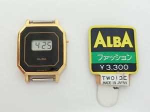 ★ Deadstock ★ Alba Two13e Digital Watch для женщин