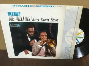 LP ジョー・ウィリアムスは歌う JOE WILLIAMS HARRY EDISON TOGETHER SJET-7106 管1F5