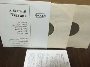 クラシック外盤2LP スカルラッティ Franco Caracciolo A.Scarlatti TIGRANE 米？Voce　管1H8