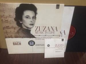 LPとDVDのセット ZUZANA MUSIC IS LIFE Zuzana Rezickova Bach EUROARTS 　　管2H3