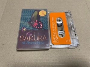 90年代和モノ R&B系J-POP カセットテープ SAKURA ALL BRAND NEW タワレコ限定 カ2H1