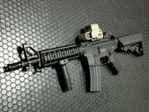 S＆T M4 CQB-R G3 電子トリガー ハイパワーカスタム 新品ベース MK18MOD0仕様 リポバッテリー　ドットサイト付属 検索　M4 マルイ G＆G _画像3