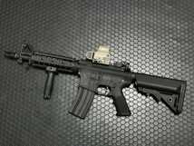 S＆T M4 CQB-R G3 電子トリガー ハイパワーカスタム 新品ベース MK18MOD0仕様 リポバッテリー　ドットサイト付属 検索　M4 マルイ G＆G _画像6