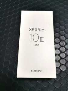SONY Xperia10 Ⅲ Lite SIMフリー 5G ホワイト　新品未使用 未開封 1円売切り 送料無料 エクスペリア 