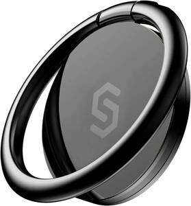 Syncwire スマホリング 携帯リング 薄型 360°回転 落下防止 指輪型 スタンド機能 iPhone リング ホールドリン