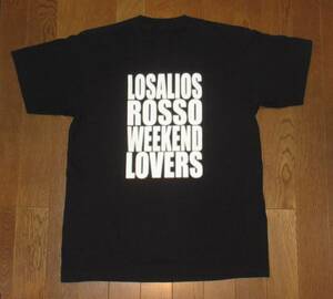 WEEKEND LOVERS Logo T-shirt ( for searching we k end Raver zLOSALIOS Rosario sROSSO rosso chibayu light ke