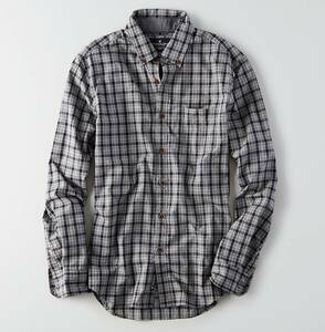AE アメリカンイーグル men's プラッドシャツ 長袖 シャツ size XS　
