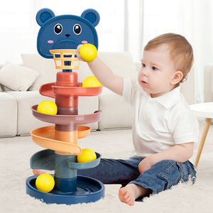 ころころボールころがし 3歳 2歳 1歳 おもちゃ 誕生日プレゼント 男の子 知育玩具 女の子 タワー ボール スロープ 女の子