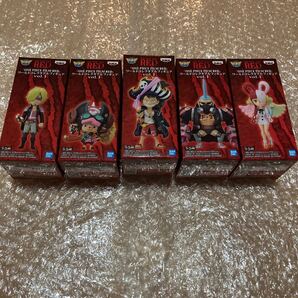 ワンピース ワーコレ ワールドコレクタブルフィギュア FILMRED コンプセット
