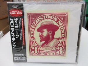 青6｜新品未開封！HQ-CD / w/OBI ★ Thelonious Monk（セロニアス・モンク）「ザユニーク」