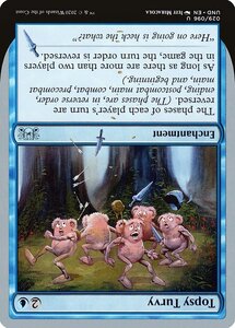 MTG ■青/英語版■《Topsy Turvy》Unsanctioned UND