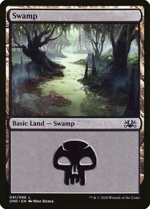 MTG ■土地/英語版■ 《沼/Swamp》Unsanctioned UND