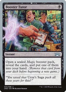 MTG ■黒/英語版■《Booster Tutor》Unsanctioned UND