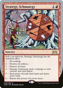 MTG ■赤/英語版■《Strategy, Schmategy》Unsanctioned UND