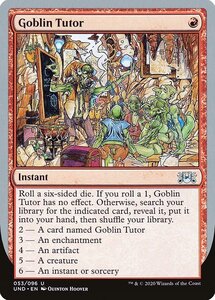 MTG ■赤/英語版■《Goblin Tutor》Unsanctioned UND