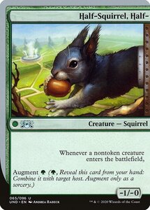 MTG ■緑/英語版■《Half-Squirrel, Half-》Unsanctioned UND