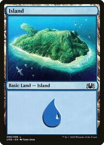 MTG ■土地/英語版■ 《島/Island》Unsanctioned UND