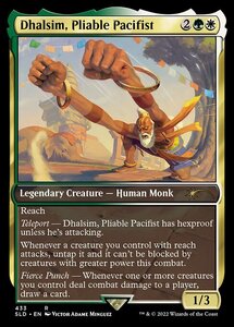 MTG ■金/英語版■ 《Dhalsim, Pliable Pacifist》★FOIL★Secret Lair SLD