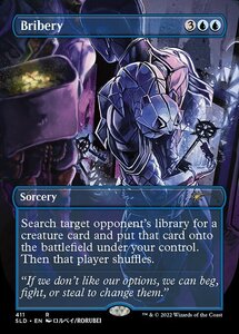 MTG ■青/英語版■ 《袖の下/Bribery》★FOIL★Secret Lair SLD