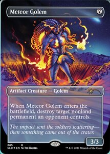 MTG ■無/英語版■ 《隕石ゴーレム/Meteor Golem》 Secret Lair SLDSecret Lair SLD