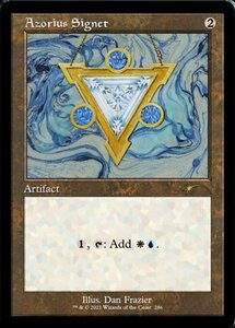 MTG ■無/英語版■ 《アゾリウスの印鑑/Azorius Signet》Secret Lair SLDSecret Lair SLD