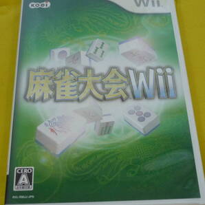 【送料無料】★任天堂 Wii ソフト 麻雀大会Wii ★中古品