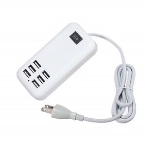 電源タップ スマホ USB 充電器 コンセント 6ポート