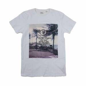 DIESEL ディーゼル Tシャツ S コットン WHT HK000066