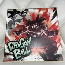 ドラゴンボール 一番くじ ドラゴンボール BATTLE OF WORLD With DRAGONBALL LEGENDS G賞 色紙 孫悟空・界王拳 悟飯　ピッコロ　フリーザ_画像1