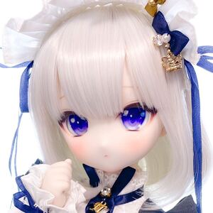 【ぽこあどおる】ddh-27 セミホワイト肌 カスタムヘッド MDD ドルフィードリーム BJD ドール アイ付き