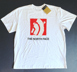 新品THE NORTH FACEノースフェイス イラストハーフドームTシャツ ホワイト (L) アメリカ直営店購入