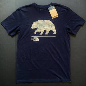 新品THE NORTH FACEノースフェイス ヨセミテベアーTシャツ ネイビー(L) アメリカ直営店購入