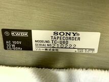 8-82-140　SONY ソニー アンプ　TA-434 / FM-AMチューナー ST-434 / テープコーダーTC-U60 3点セット (通電OK)_画像9