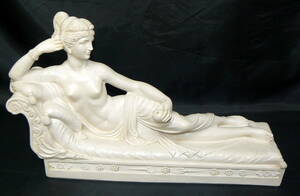 ヴィーナス 裸婦 ベットで横になる女性 オブジェ アンティーク 飾り物 置物