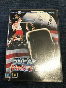  free shipping! beautiful goods! super volleyball Mega Drive box opinion attaching! terminal maintenance ending including in a package possibility SEGA