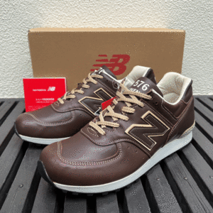 UK製【LIMITED EDITION】NEW BALANCE LM576UK NB BROWN/TAN US8.5D 26.5cm オールレザー 新品 限定 M576 イギリス製 英国製 ブラウン 茶