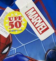 新品 100cm ★ スパイダーマン 水着 ラッシュガード セット ボーイズ パンツ コストコ UV加工 日焼け防止 マーベル SPIDER MAN 95 100 105_画像4