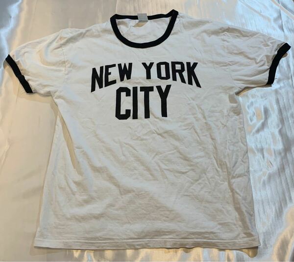 NEW YORK リンガーTシャツ