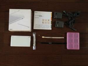 NINTENDO DS Lite crystal white soft 4ps.@ attaching 