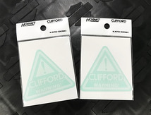送込）CLIFFORD(クリフォード)セキュリティステッカー『ST125』2枚セット_画像1