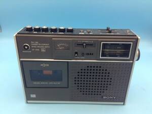 H1976☆SONY ソニー FM/AM ステレオカセットレコーダー カセットコーダー ラジカセ CF-1765 ジャンク扱い