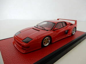 [002:MAKE UP EIDOLON アイドロン 1/43] Ferrari KOENIG COMPETITION EVOLUTION 1000HP 1992 赤色