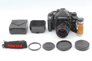 【良品】Near Mint + Grip] Pentax 67II Film Camera AE Finder SMC P 105mm f2.4 Lens ペンタックス 221531@bU
