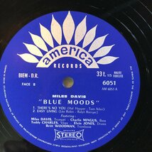 Miles Davis / Blue Moods LP America Records_画像5